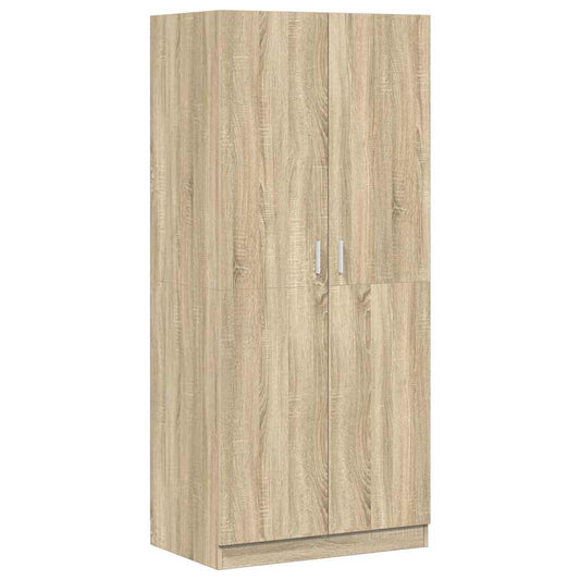 Wardrobe | Sonoma oak | Engineered wood | Compact | Wardrobe