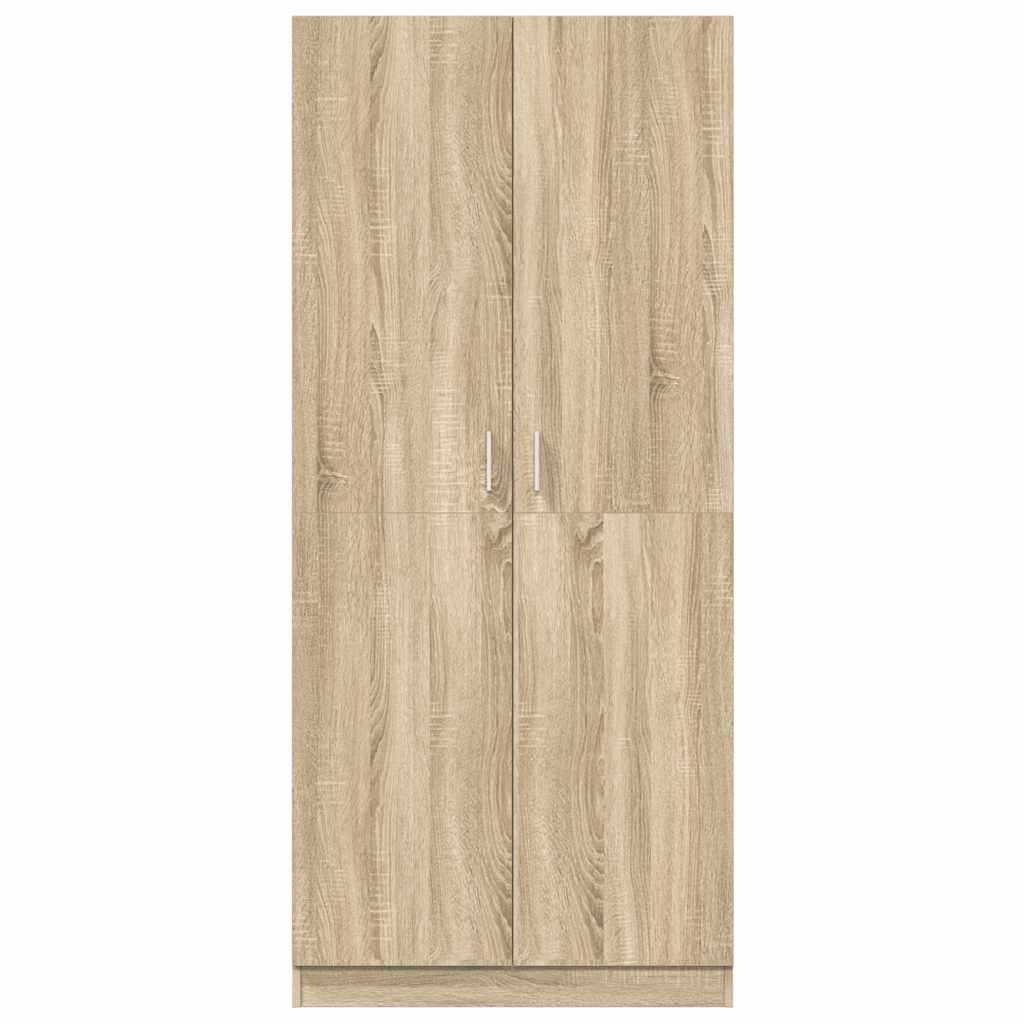 Wardrobe Sonoma Oak 80x52x180 cm Engineered Wood