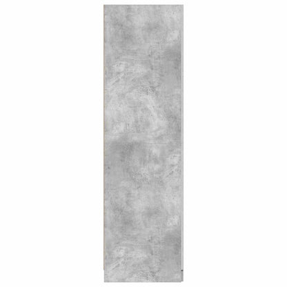 Wardrobe Concrete Grey 80x52x180 cm Engineered Wood