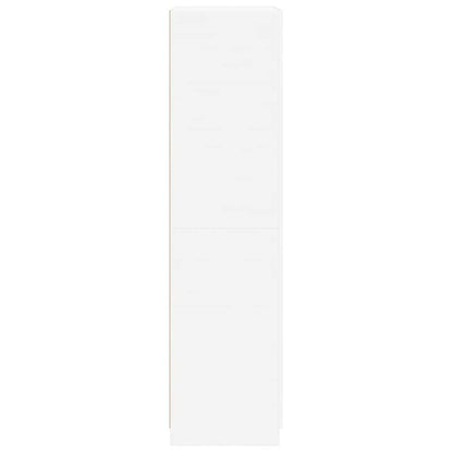 Wardrobe White 90x52x200 cm Engineered Wood