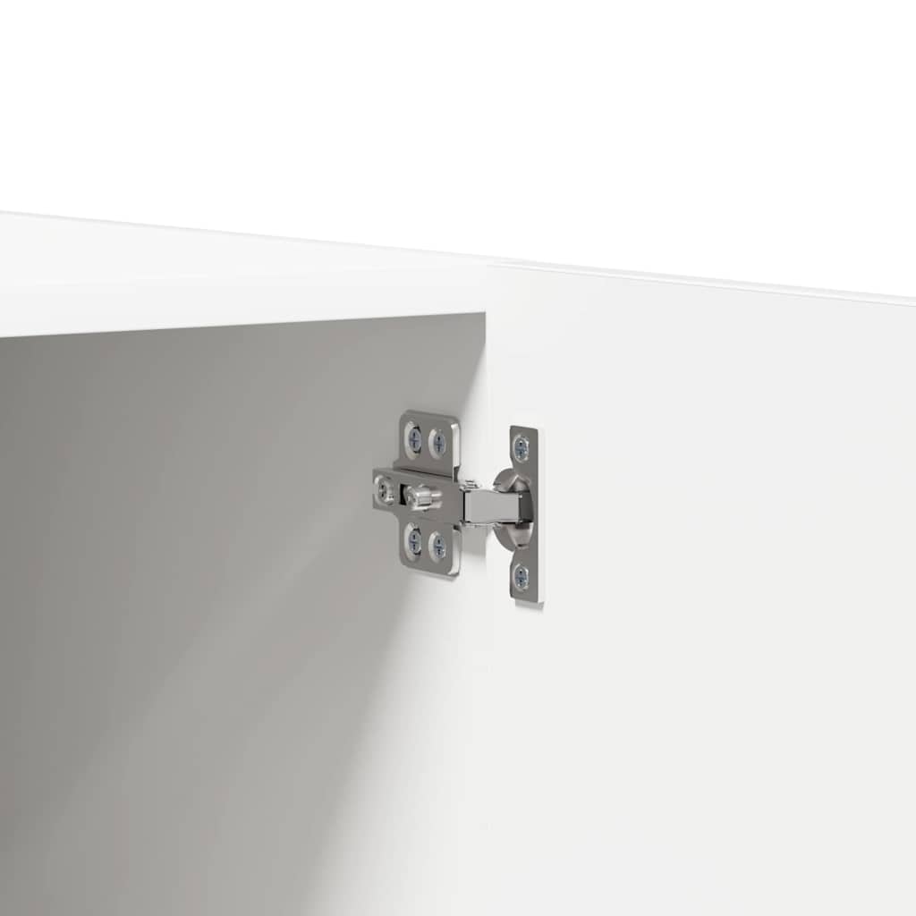 Wardrobe White 90x52x200 cm Engineered Wood
