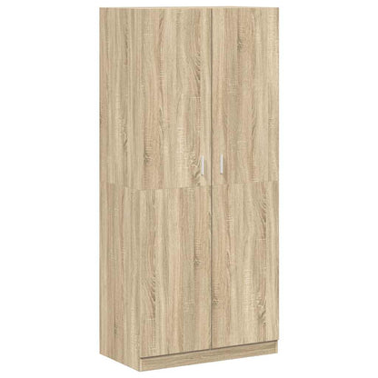 Wardrobe Sonoma Oak 90x52x200 cm Engineered Wood