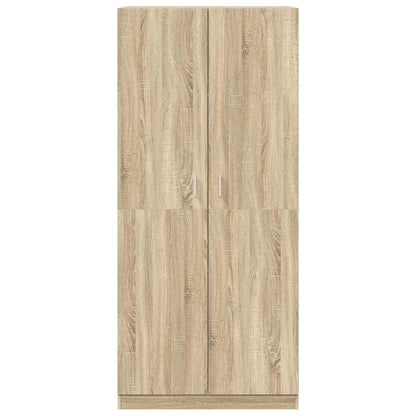 800633 vidaXL Wardrobe Sonoma Oak 90x52x200 cm Engineered Wood