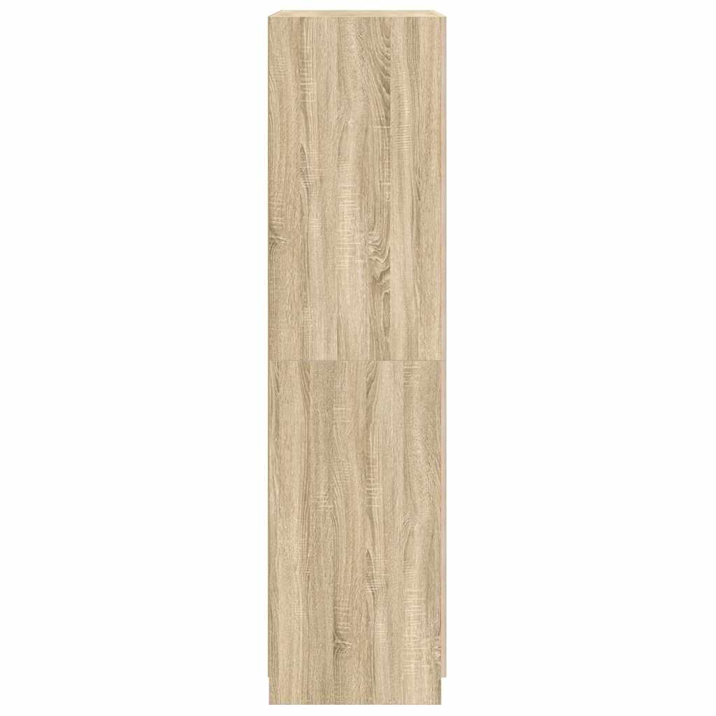 800633 vidaXL Wardrobe Sonoma Oak 90x52x200 cm Engineered Wood