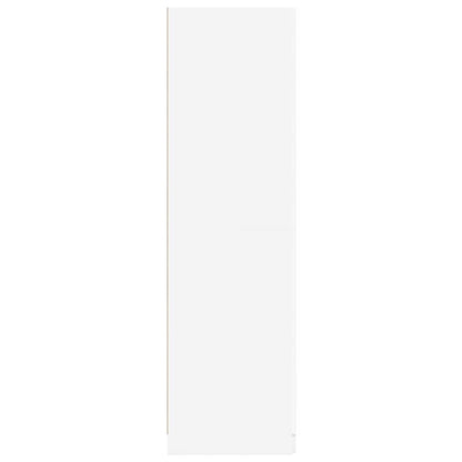 800639 vidaXL Wardrobe White 80x52x180 cm Engineered Wood