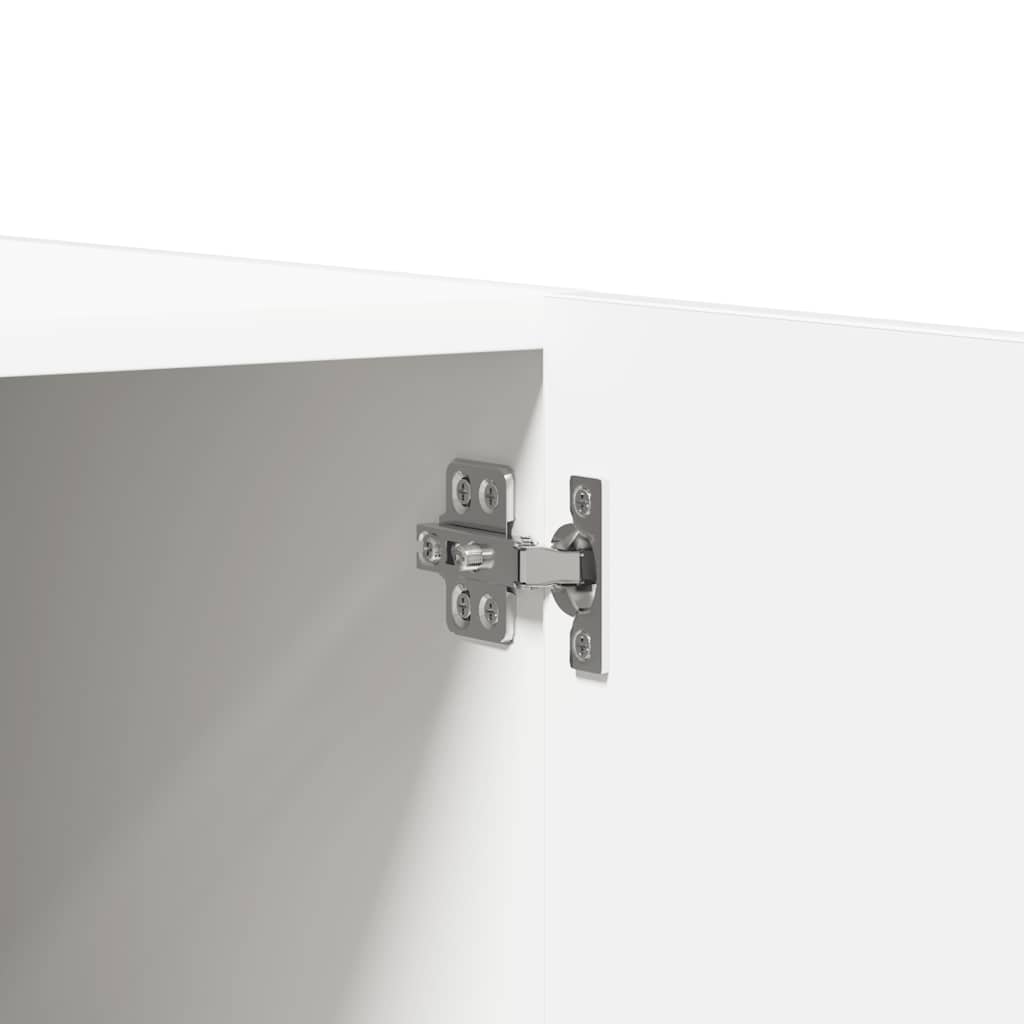 Wardrobe White 80x52x180 cm Engineered Wood