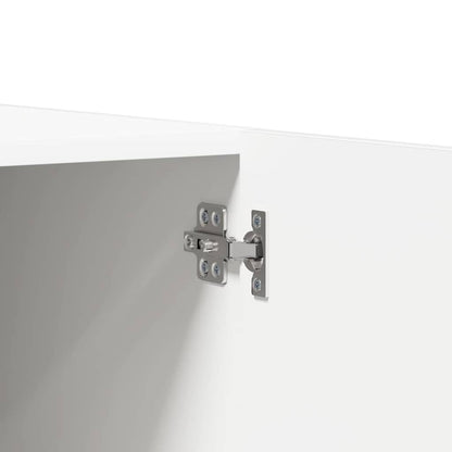 800639 vidaXL Wardrobe White 80x52x180 cm Engineered Wood