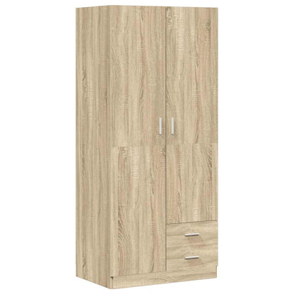 Wardrobe Sonoma Oak 80x52x180 cm Engineered Wood