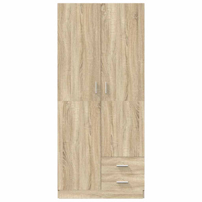 Wardrobe Sonoma Oak 80x52x180 cm Engineered Wood