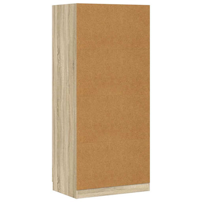 Wardrobe Sonoma Oak 80x52x180 cm Engineered Wood