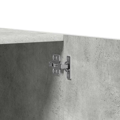 Wardrobe | Concrete Grey | Engineered Wood | Compact | Wardrobe