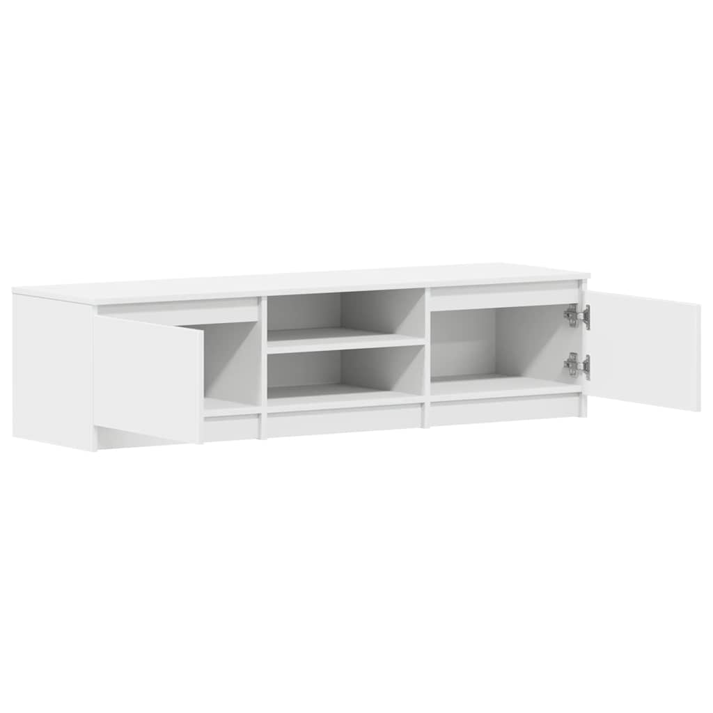 TV Cabinet | White | Engineered Wood | TV Cabinet | Rectangular