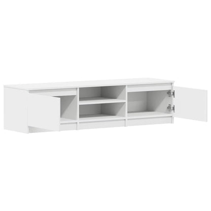 TV Cabinet | White | Engineered Wood | TV Cabinet | Rectangular