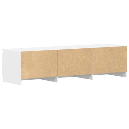 800648 vidaXL TV Cabinet White 140x40x35,5 cm Engineered Wood