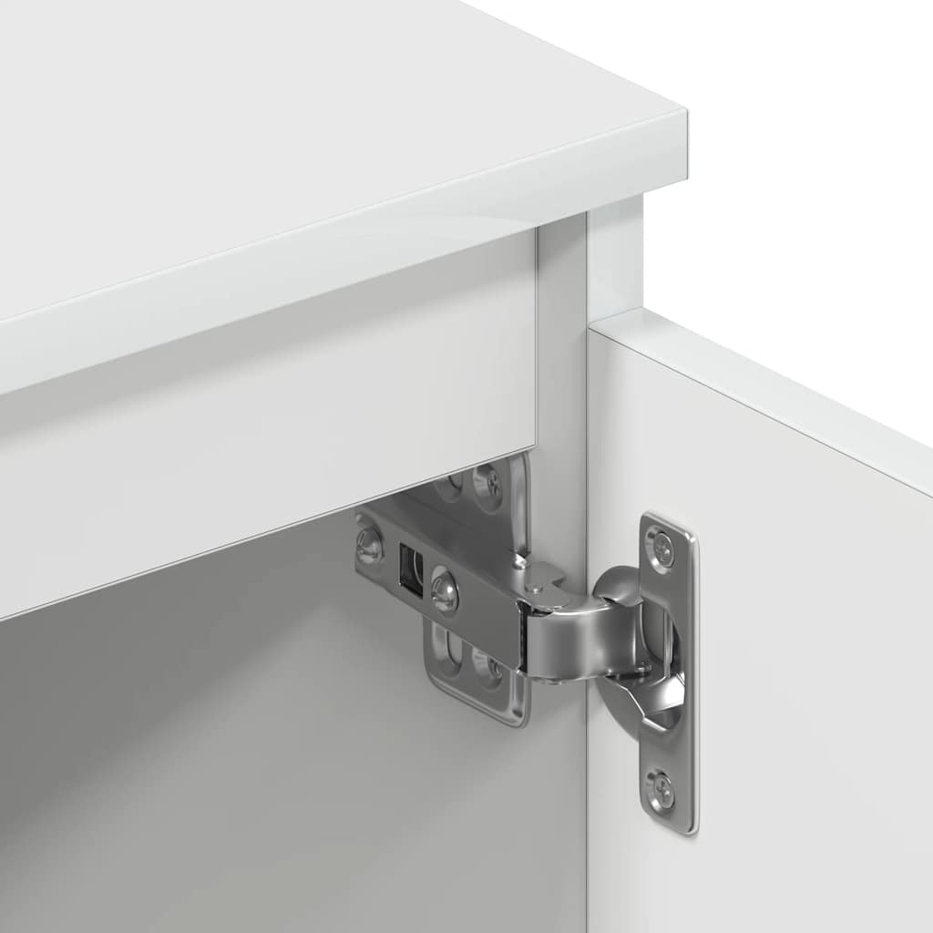 800648 vidaXL TV Cabinet White 140x40x35,5 cm Engineered Wood