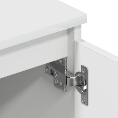 800648 vidaXL TV Cabinet White 140x40x35,5 cm Engineered Wood