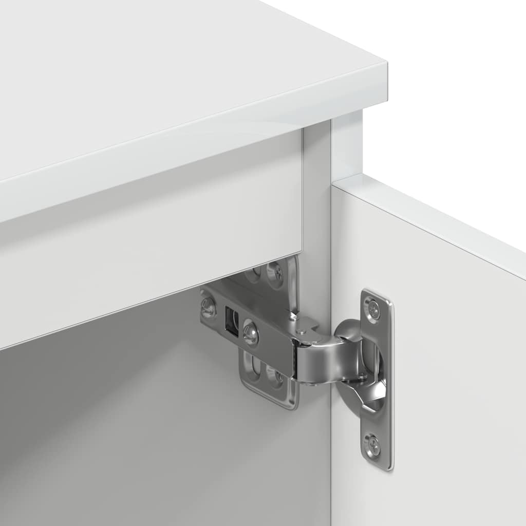 800648 vidaXL TV Cabinet White 140x40x35,5 cm Engineered Wood