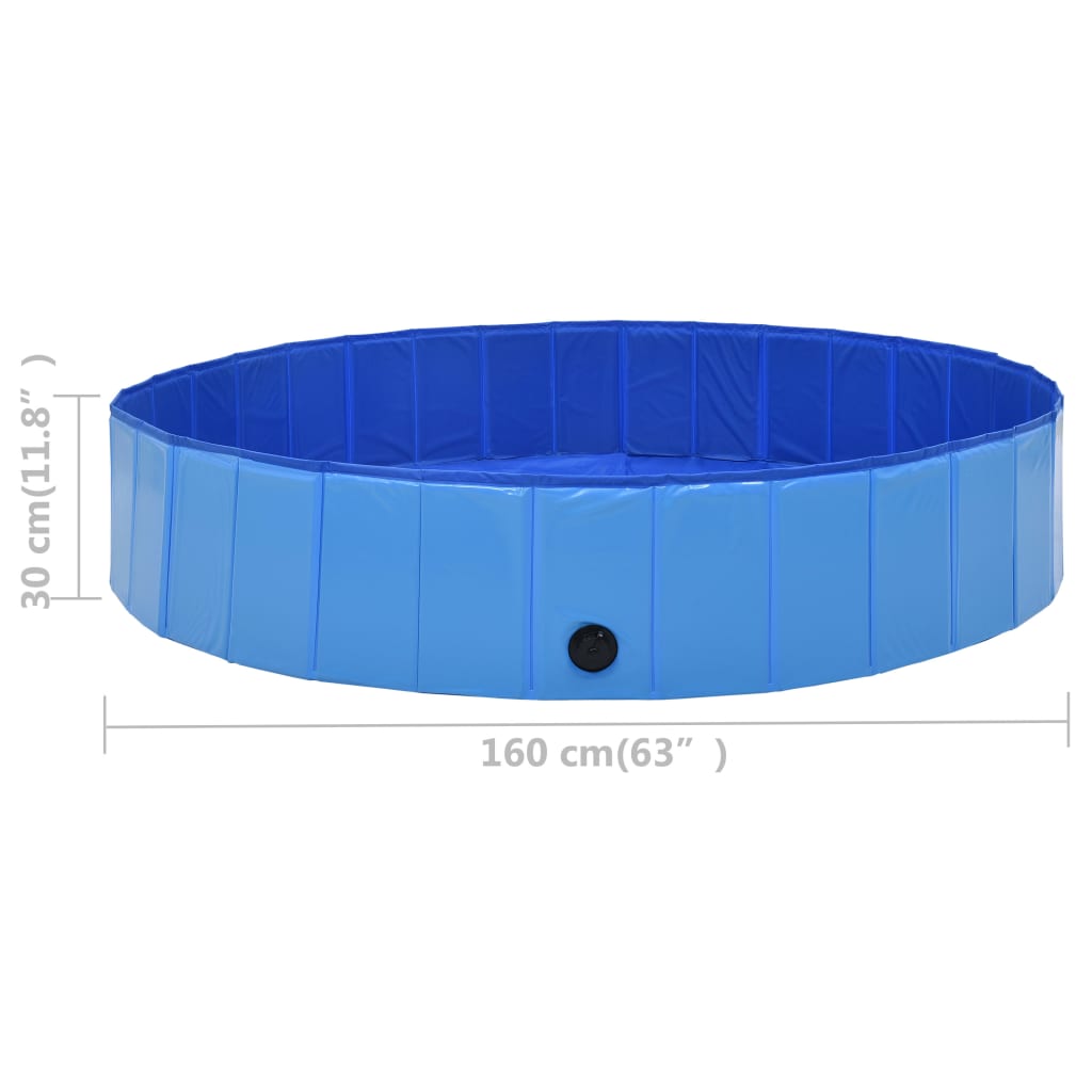Dog Swimming Pool | Blue | PVC | Large | Foldable | Dog Swimming Pool