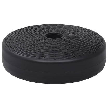 Umbrella Base Sand/Water Filled 24 L Black