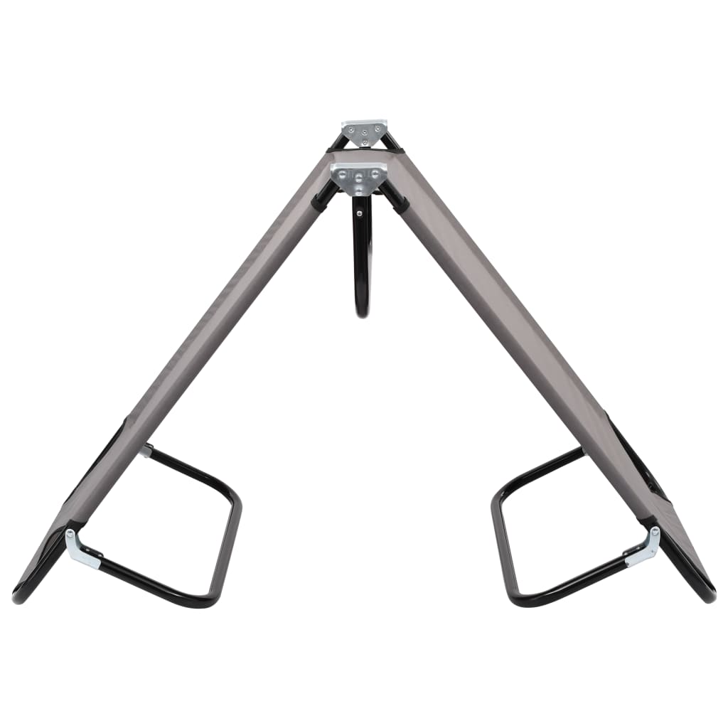 Sun Lounger | Grey | Strong steel frame & 600D polyester | Standard