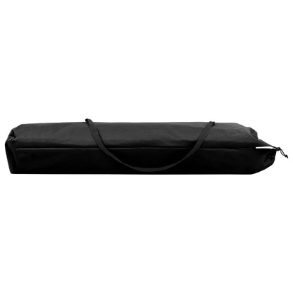 Sun Lounger | Black | Steel frame | Double | Foldable | Sun Lounger