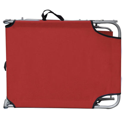 Sunlounger | Red | Powder-coated aluminium | Standard