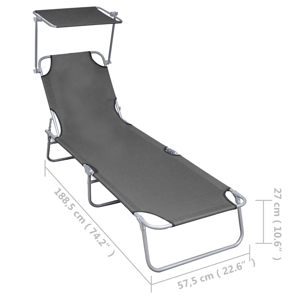Sunlounger | Grey