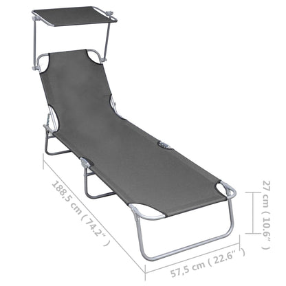 Sunlounger | Grey