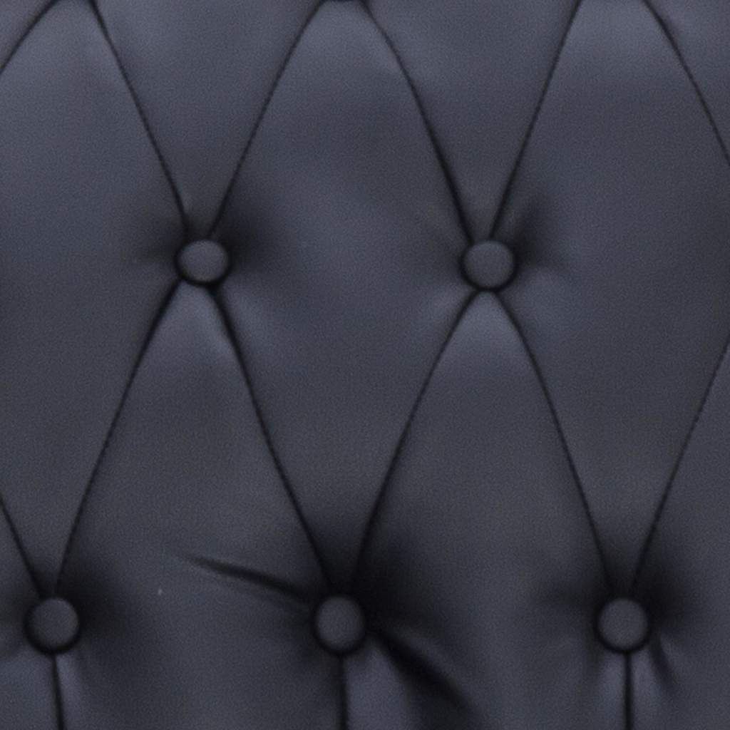 Reclining Chair Black Faux Leather