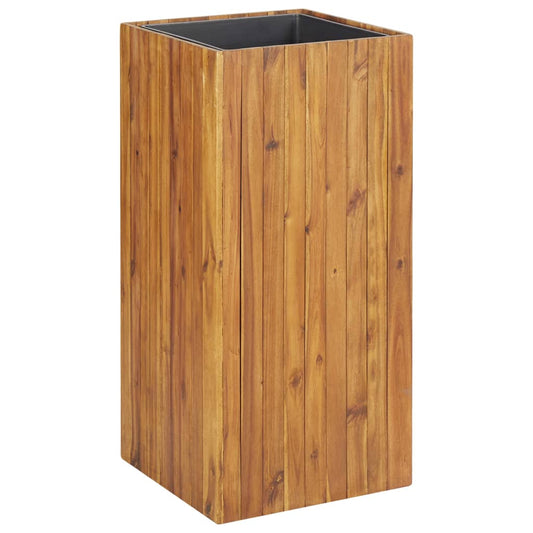 Raised Bed | Brown | Sturdy acacia wood | Large | Garden Planter | Square