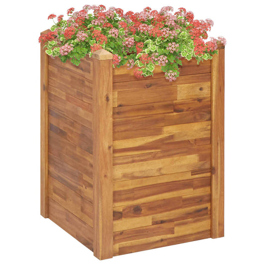 Garden Raised Bed | Natural wood | Solid Acacia wood with oil finish