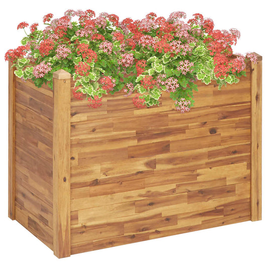 Garden Raised Bed | Natural wood colour