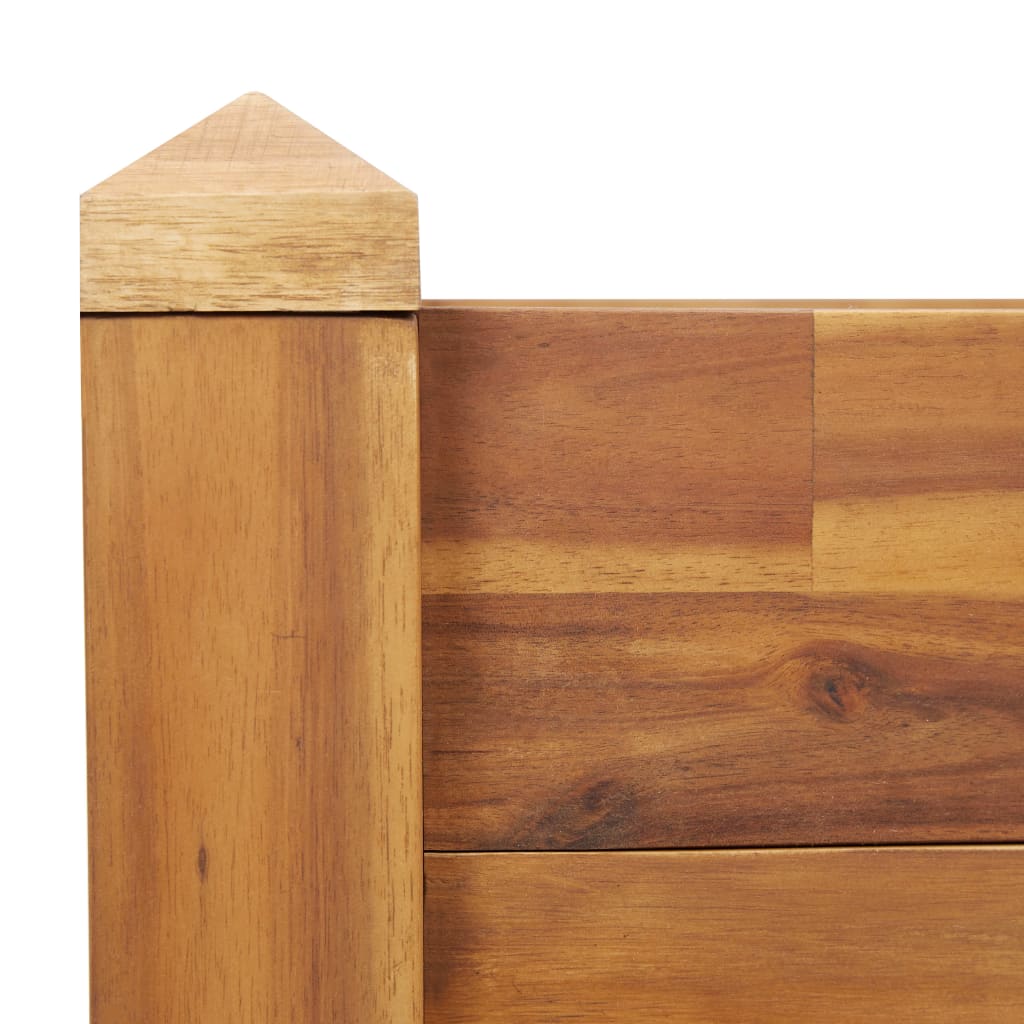 Garden Raised Bed 110x60x84 cm Solid Acacia Wood