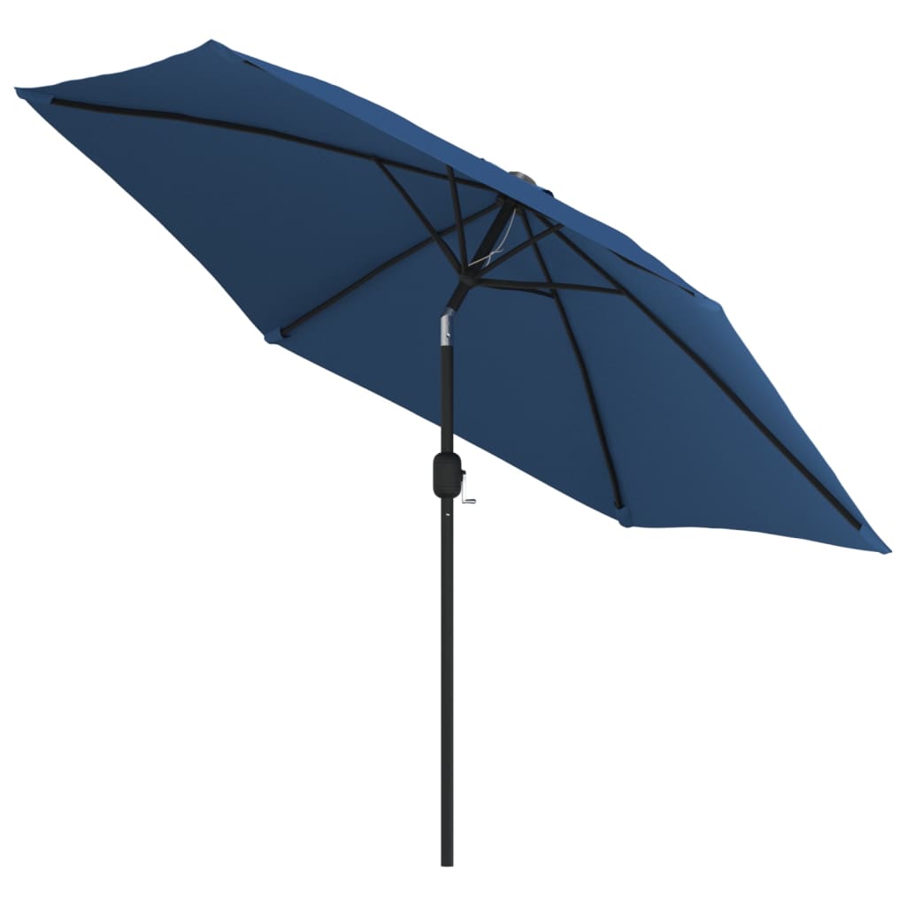 Garden Parasol with Metal Pole 300 cm Azure