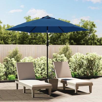Garden Parasol with Metal Pole 300 cm Azure