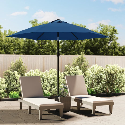 Garden Parasol with Metal Pole 300 cm Azure