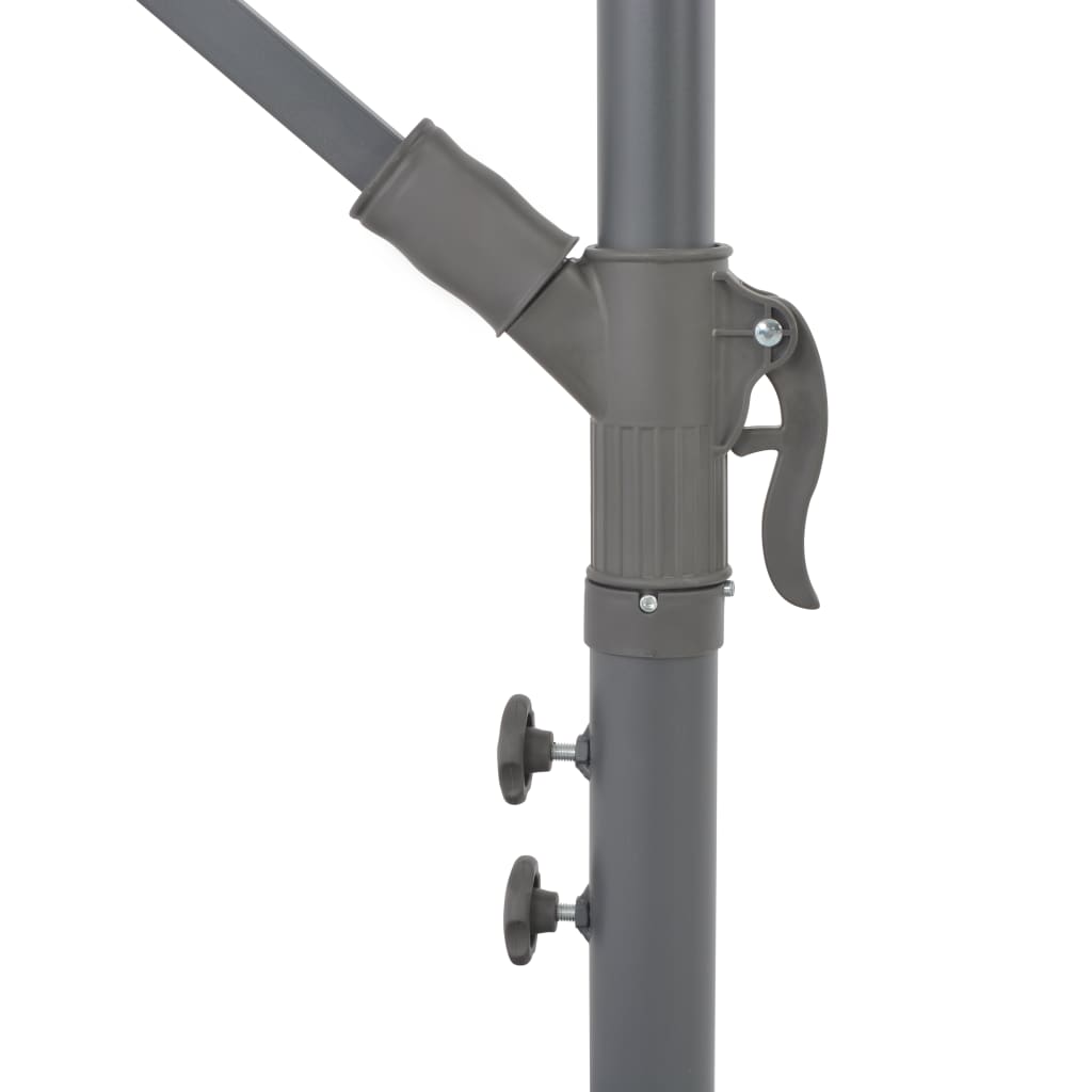 Cantilever Garden Parasol | Blue | Polyester, Metal | Large | Tiltable