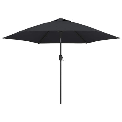 Garden Parasol | Black | Polyester, Steel | Large | Garden Parasol