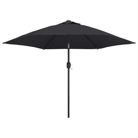 Garden Parasol | Black | Polyester, Steel | Large | Garden Parasol