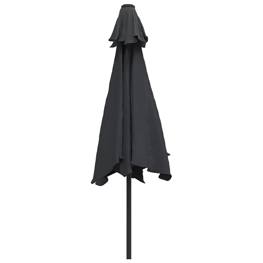 Garden Parasol | Black | Polyester, Steel | Large | Garden Parasol