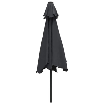 Garden Parasol | Black | Polyester, Steel | Large | Garden Parasol