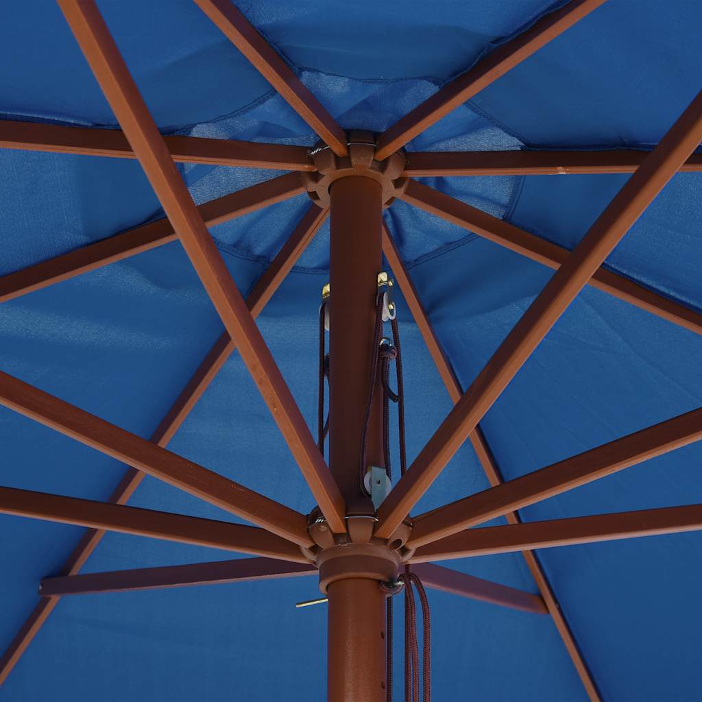 Garden Parasol | Blue | Fabric (100% polyester) | Large