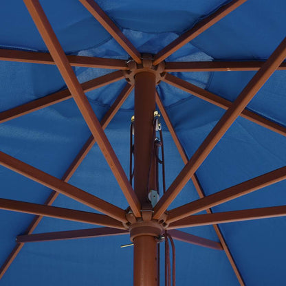 Garden Parasol | Blue | Fabric (100% polyester) | Large