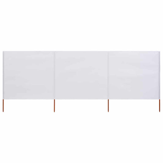 Wind Screen | Sand White | Non-woven fabric | 400 x 160 cm | Collapsible