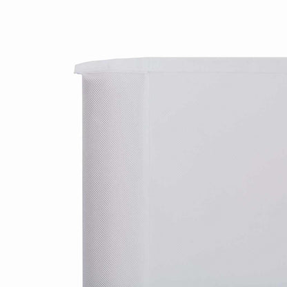 47166 vidaXL 5-panel Wind Screen Fabric 600x160 cm Sand White