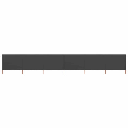 47182 vidaXL 6-panel Wind Screen Fabric 800x160 cm Anthracite