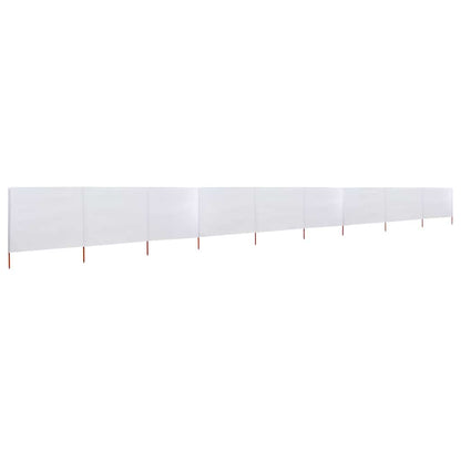 Wind Screen | Sand White | Non-woven fabric and wood | 1200 x 80 cm