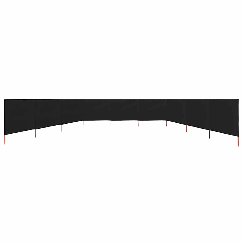 Wind Screen | Black | Non-woven fabric, wood | Large | Foldable