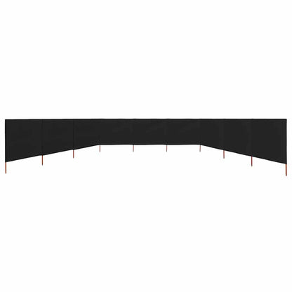 Wind Screen | Black | Non-woven fabric, wood | Large | Foldable