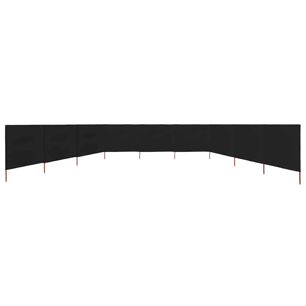 Wind Screen | Black | Non-woven fabric, Wood | Extra Long | Foldable